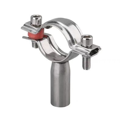 WZ Sanitaire SS 304 316 Serre à broche unique Tri Serre à broche raccords de tuyau porte-pipe 1/8"-4