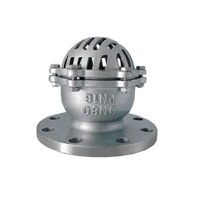 Ventilateur de pied en acier inoxydable argenté 304 316 à flèche avec extrémité vissée et conception papillon