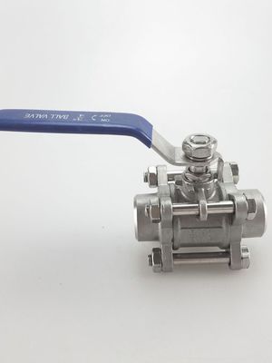 Ventilateur à bille à 3 pièces en acier inoxydable 304 316 à connexion masculine