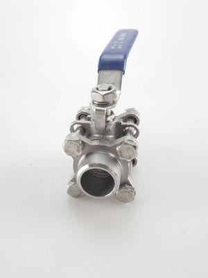 Ventilateur à bille à 3 pièces en acier inoxydable 304 316 à connexion masculine