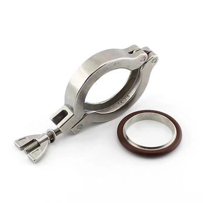 Stainless Steel 304 316 KF16 KF25 KF40 Tri Clamp Ferrule Set pour la conception de l'adaptateur à vide