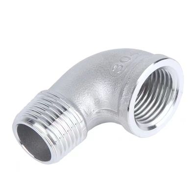 Acier inoxydable 301/304/316 90 degrés rue coude 1/2 " NPT Femme x 1/2 " NPT Homme