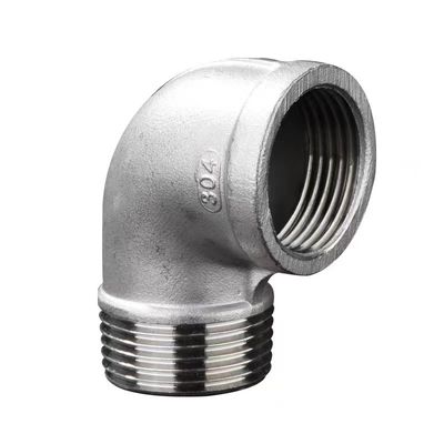 Acier inoxydable 301/304/316 90 degrés rue coude 1/2 " NPT Femme x 1/2 " NPT Homme
