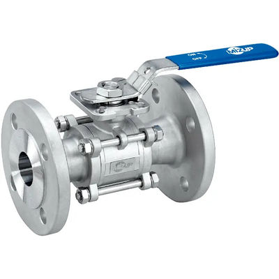 Soutien personnalisé ODM 2 pièces soupape à bille en acier inoxydable pour flanges ANSI classe 150