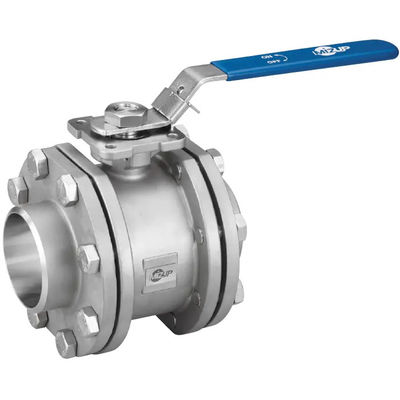 Soutien personnalisé ODM 2 pièces soupape à bille en acier inoxydable pour flanges ANSI classe 150