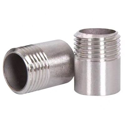Pipe en acier inoxydable NPT à filetage mâle de 2" de longueur