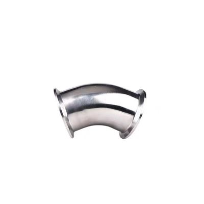 Sanitaire 90 degrés 45 degrés 2 "Tri-clampe Elbow Casting SS304 316L TC de qualité alimentaire