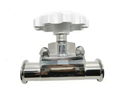 Ventilateur de diaphragme à triclampe manuel en acier inoxydable forgé pour fonctionnement manuel