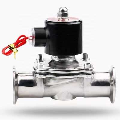 Ventilateur solénoïde de type diaphragme électrique fermé standard en acier inoxydable 304 316L