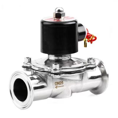 Ventilateur solénoïde de type diaphragme électrique fermé standard en acier inoxydable 304 316L
