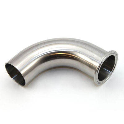 Acier inoxydable 304 316L Tri-clampe simple Installation rapide 90 degrés