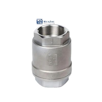 Valve de contrôle de ressort verticale H12W-16P pour le port de fil d'acier inoxydable multi-tailles personnalisé