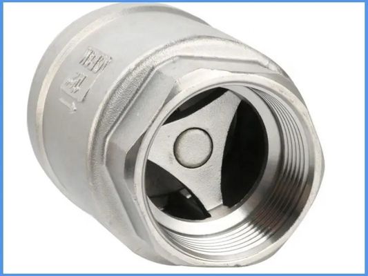 Valve de contrôle de ressort verticale H12W-16P pour le port de fil d'acier inoxydable multi-tailles personnalisé
