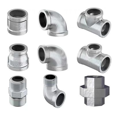 Pipe en acier inoxydable 3/4 " féminin 4 voies croisée coulée raccordement pour la connexion