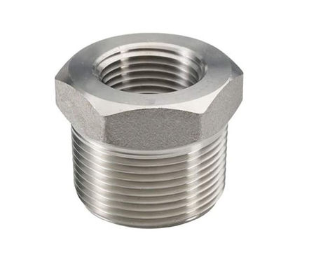 Reducteur en acier inoxydable Hex Bushing 1 "-8" NPT masculin à 3/4 "NPT féminin Adaptateur de tuyau coulé