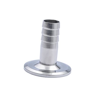 Sanitaire 304 316L en acier inoxydable tri-clampe tuyau ferrule montage avec code de tête ronde