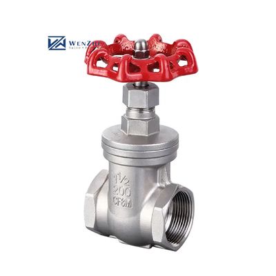 201 304 316 Valve d'entrée fermée en acier inoxydable pour tuyaux d'eau à filetage interne