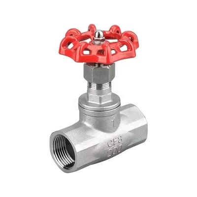 304 316 Valves de porte manuelles à roue manuelle à actionnement électrique en acier inoxydable argent pour BSPT NPT