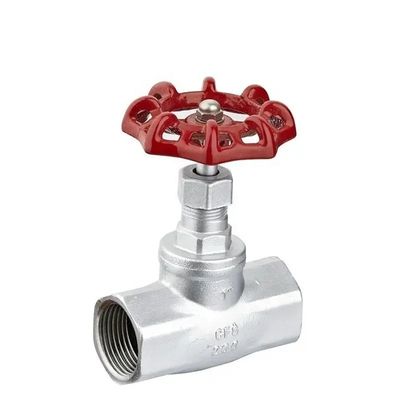 304 316 Valves de porte manuelles à roue manuelle à actionnement électrique en acier inoxydable argent pour BSPT NPT