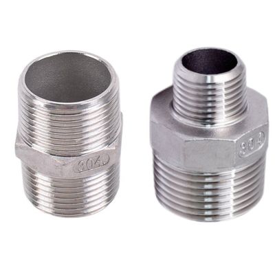 Support personnalisé réduisant les tétons ajustement 3/4 "x 1/2" mâle NPT filé tête ronde code