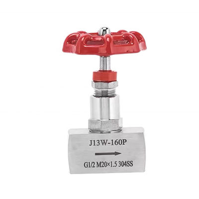 Valve à aiguille haute pression 1/2 " DN15 J13W-160P en acier inoxydable forgé 304 316 316L