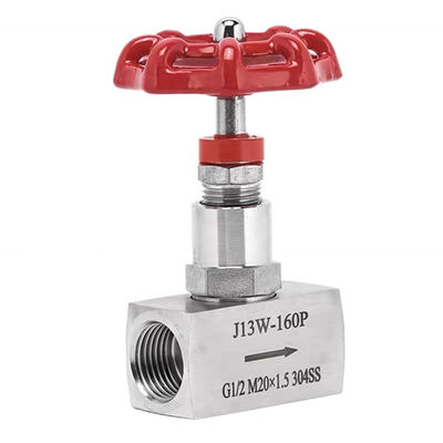 Valve à aiguille haute pression 1/2 " DN15 J13W-160P en acier inoxydable forgé 304 316 316L