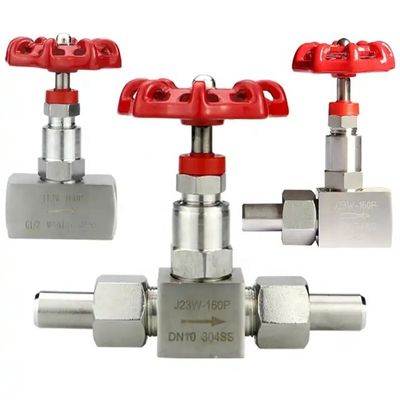 1/4' -4.0' égale soupape à aiguille haute pression en acier inoxydable J23W-160P 304 316L