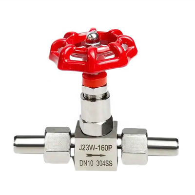 1/4' -4.0' égale soupape à aiguille haute pression en acier inoxydable J23W-160P 304 316L