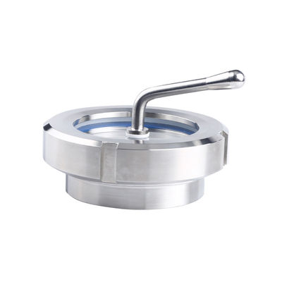10bar en acier inoxydable sanitaire 304/316L tube soudé Union Sight Glass avec essuie-glace