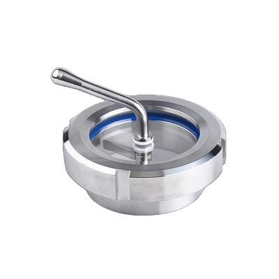 10bar en acier inoxydable sanitaire 304/316L tube soudé Union Sight Glass avec essuie-glace