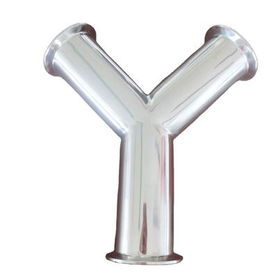Acier inoxydable sanitaire304 316 Pipe fitting Tri Clamp Wyes Tee Y Type Tee garantie