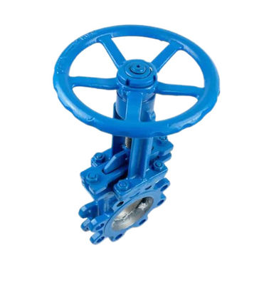 1/8"-4" Général PN16 DN150 acier au carbone boue couteau vanne de porte pour l'industrie