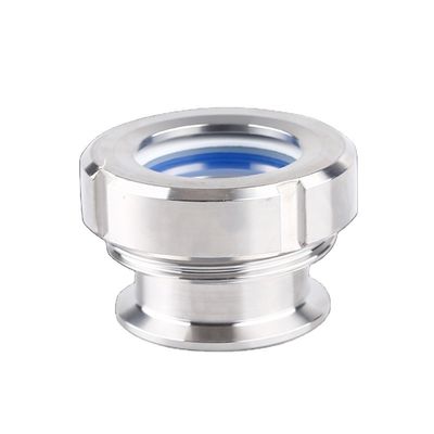 Soutien personnalisé ODM en acier inoxydable sanitaire 304/316L Tri Clamp Union Sight Glass