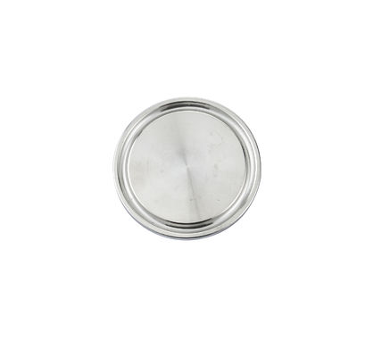 Clampe à tubes SS304/SS316L sanitaire forgée Cap d'extrémité à tri-clampe solide pour l'industrie chimique