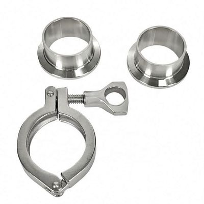 Grade alimentaire 304 316 Pipe sanitaire en acier inoxydable Tri-clamp Ferrule garantie