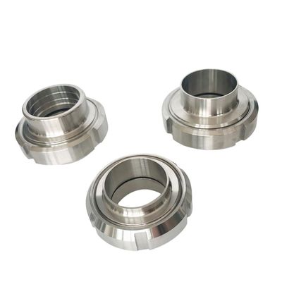 Pipe sanitaire en acier inoxydable forgé sur mesure raccords de soudure de l'union d'accouplement pour les produits laitiers