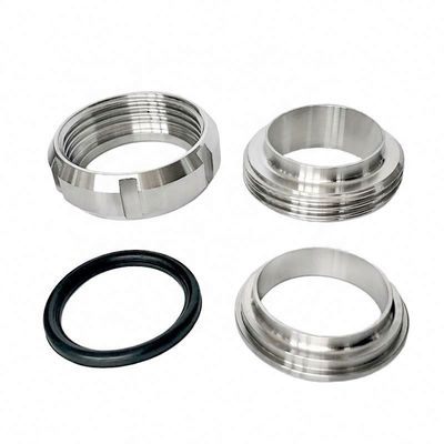 Pipe sanitaire en acier inoxydable forgé sur mesure raccords de soudure de l'union d'accouplement pour les produits laitiers