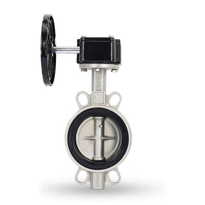 Ventilateur de papillon à couple de turbines SS304/316L sanitaire D371X-10/16P pour la fonction d'arrêt de l'eau