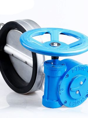Ventilateur de papillon à couple de turbines SS304/316L sanitaire D371X-10/16P pour la fonction d'arrêt de l'eau