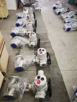 Valve à bille à actionnement électrique à plusieurs tours pour WZ AC220 AC380V 660V contrôle en fonte
