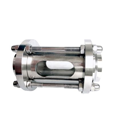 Connexion de soudage Sanitaire en acier inoxydable Pipe de verre de vision équipée d'une surface CNC