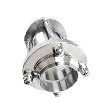 Connexion de soudage Sanitaire en acier inoxydable Pipe de verre de vision équipée d'une surface CNC