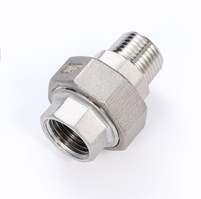 Top- SS304 coulée mâle femelle Union NPT filé connecteur de soudage à prise hexagonale Union