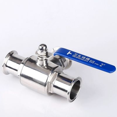 Ventilateur à billes sanitaire en acier inoxydable 304 316 316L Tri-clampe à trois voies