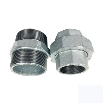 Résistants de tuyaux en fer malléable galvanisé standard Union pour connexion flexible