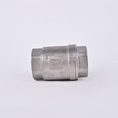 Finition en argent 1/2''-3.0'' en acier inoxydable NPT BSP 201 304 Ventilateur de contrôle sans retour à sens unique