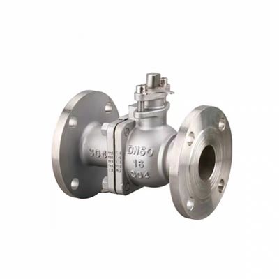 Valve à bille en acier inoxydable à haute pression avec coulée durable et connexion par brides