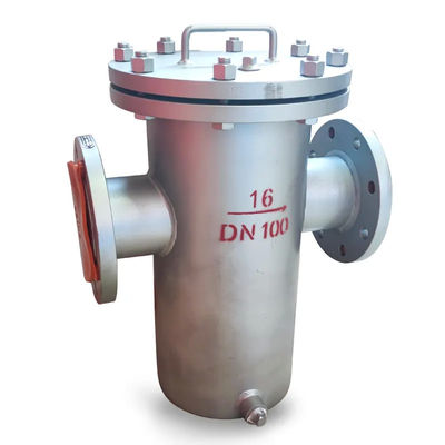 Filtre industriel de raccordement de soudage en acier inoxydable 316 pour filtrage de tuyauterie à grains