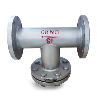 Filtre industriel de raccordement de soudage en acier inoxydable 316 pour filtrage de tuyauterie à grains