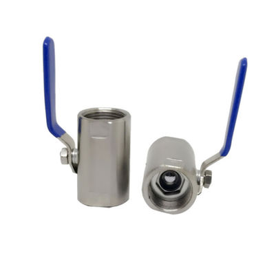 Valve à bille à largeur de 201 en acier inoxydable à température normale avec connexion de fil féminin